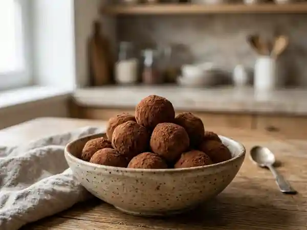 Truffes Fondantes Chocolat Blanc et Rhum - Photo de présentation
