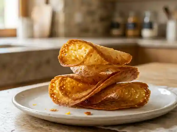 Tuiles à l'orange fines et craquantes - Photo de présentation