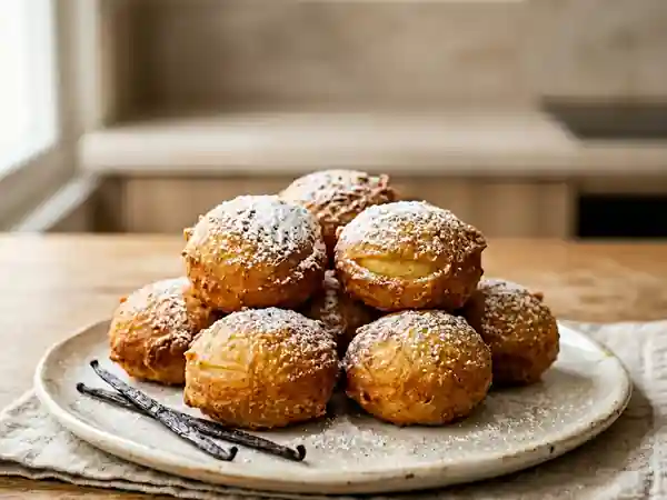 Délicieux Beignets aux Pommes à la Vanille de Bourbon - Photo de présentation