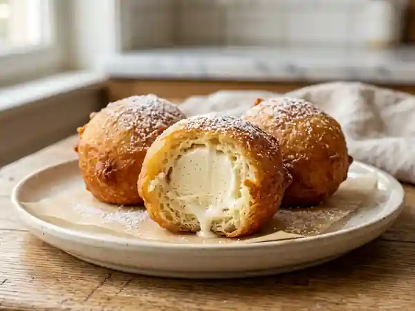 Délicieux Beignets de Glace Fondants et Croquants - Photo de présentation