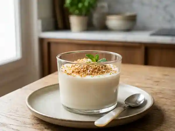 Délicieux Blanc-Manger Coco Crémeux : Dessert Exotique Facile - Photo de présentation