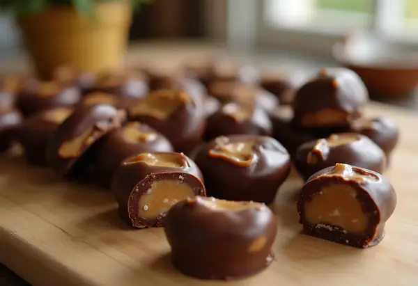 Délicieux Caramels Fondants au Chocolat Noir