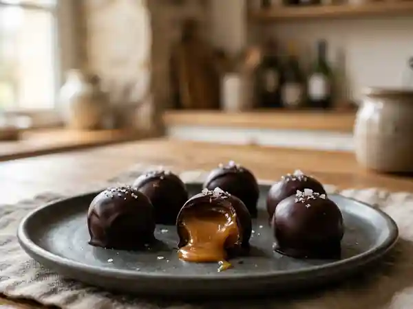 Choco-caramels fondants au beurre salé - Photo de présentation