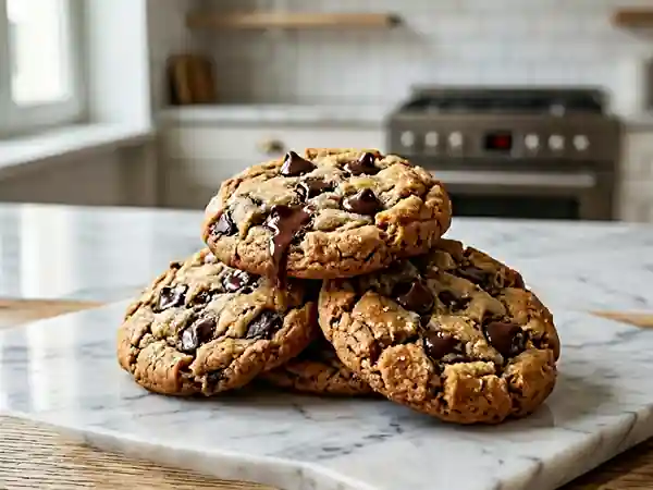 Délicieux Cookies au Chocolat Fondant pour une Personne - Photo de présentation