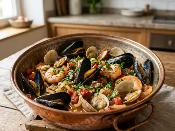 Cataplana de Coquillages au Vin Blanc - Photo de présentation