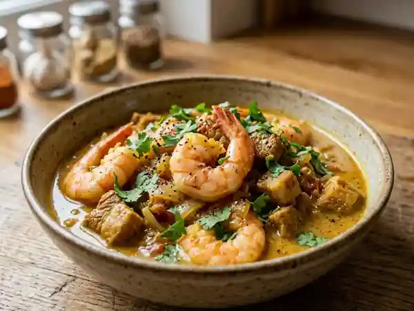 Curry Terre-Mer Coco et Gambas - Photo de présentation