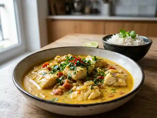 Curry de Poisson Crémeux au Lait de Coco - Photo de présentation