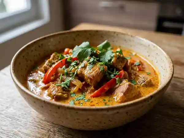Curry de porc fondant au coco - Photo de présentation