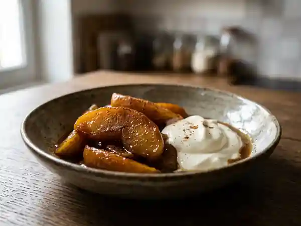 Pommes poêlées fondantes à la cannelle - Photo de présentation