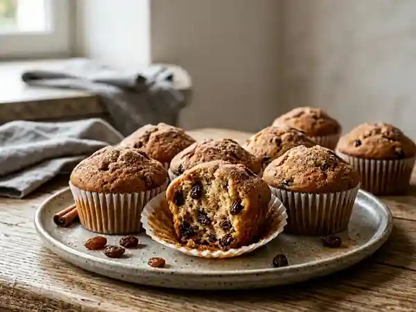 Fairy Cakes Moelleux aux Épices et Raisins - Photo de présentation