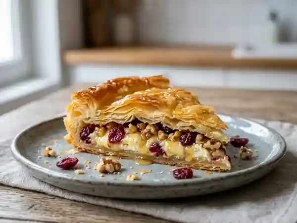 Croustillant Phyllo Canneberges et Fromage Frais - Photo de présentation