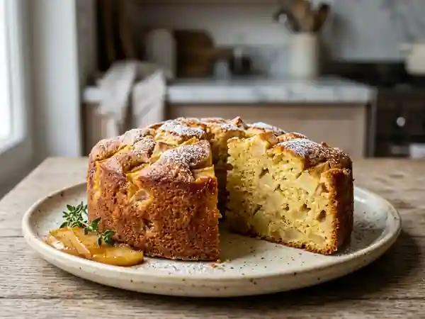 Délicieux gâteau aux pommes fondant de Célia - Photo de présentation