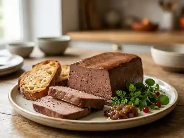 Gâteau de foies de volaille soyeux - Photo de présentation