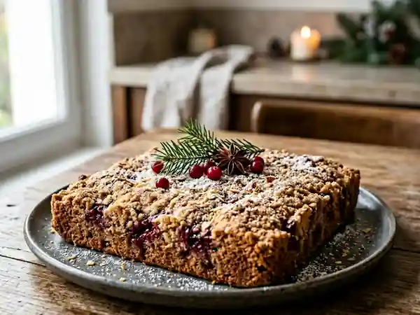 Carrés de Noël Finlandais Cannelle et Airelles - Photo de présentation
