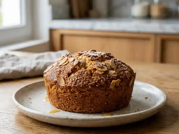 Délicieux Gâteau Moelleux au Sucre Roux et Amandes - Photo de présentation
