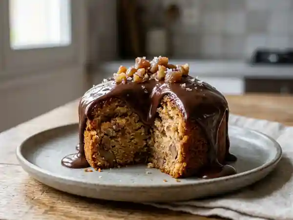 Moelleux aux marrons et nappage chocolat - Photo de présentation
