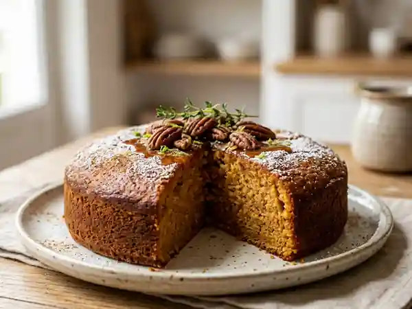 Délicieux gâteau moelleux aux patates douces à la cubaine - Photo de présentation