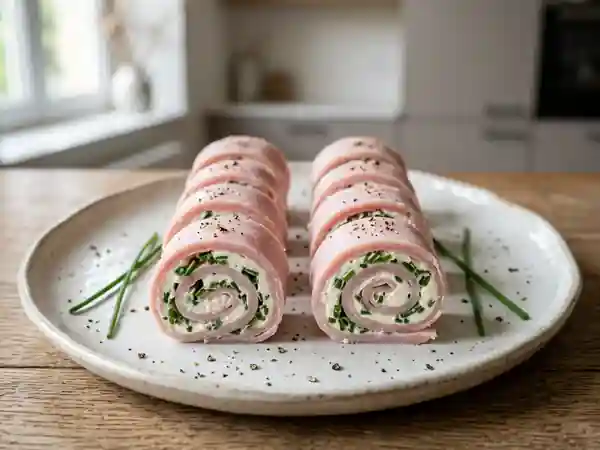 Délicieux Jambon Roulé au Carré Frais : Recette Facile et Rapide - Photo de présentation
