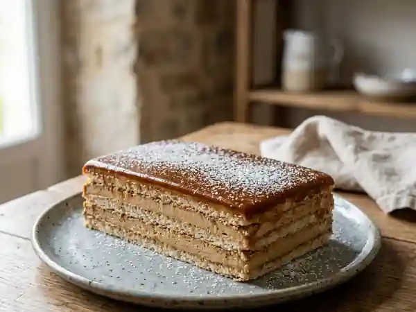 Délicieux Javanais au Chocolat et Praliné - Photo de présentation