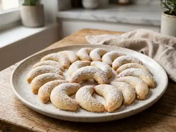 Kipferls fondants cannelle et amande - Photo de présentation