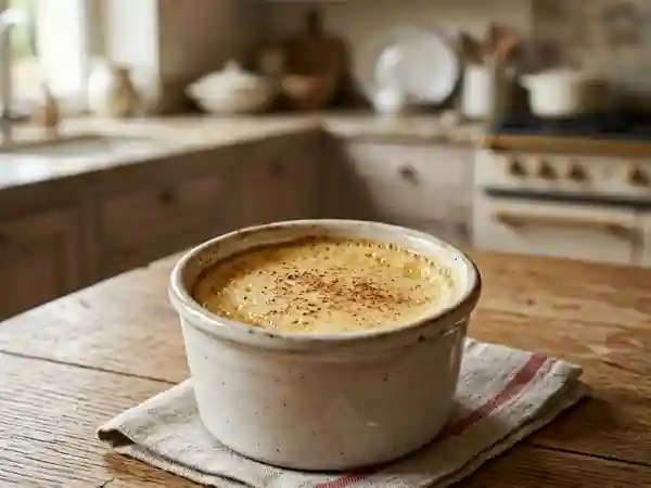 Oeufs au lait fondants à la cannelle - Photo de présentation