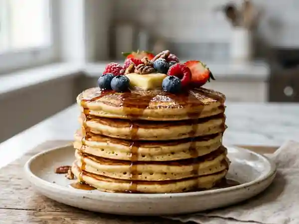 Pancakes écossais épais et moelleux - Photo de présentation