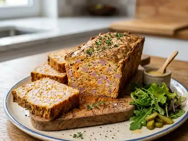 Terrine de jambon moelleuse aux carottes - Photo de présentation
