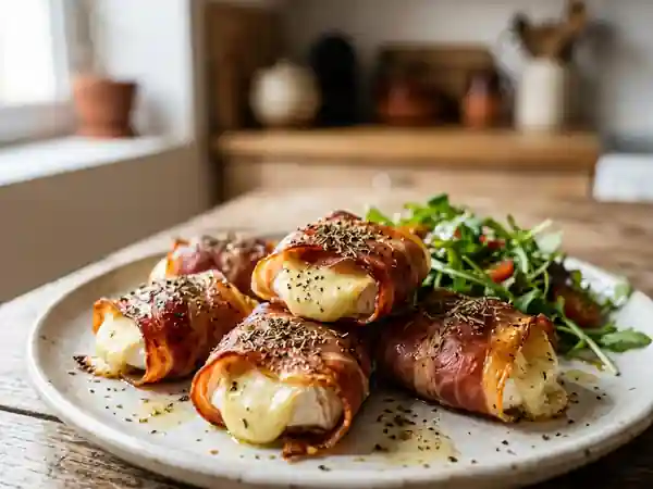 Chèvre rôti au jambon croustillant - Photo de présentation