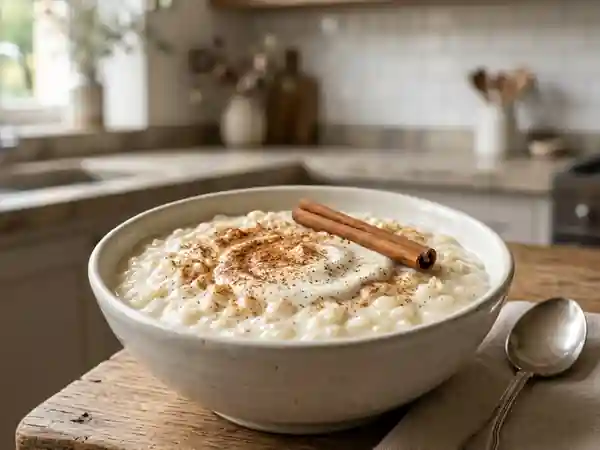Riz au lait onctueux à la cannelle - Photo de présentation