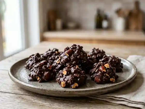 Rochers Craquants Chocolat Noir et Amandes - Photo de présentation
