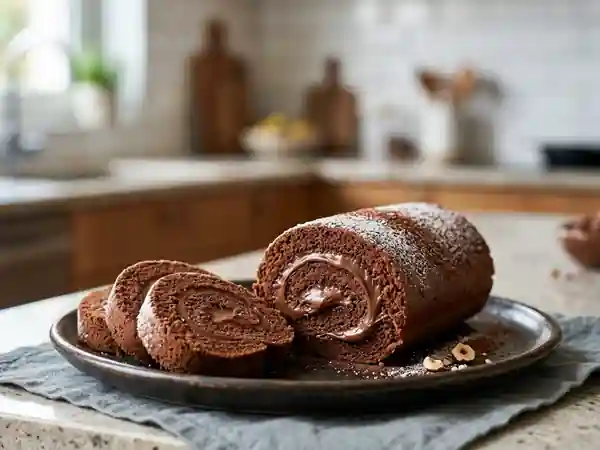 Roulé au Nutella Moelleux et Fondant - Photo de présentation