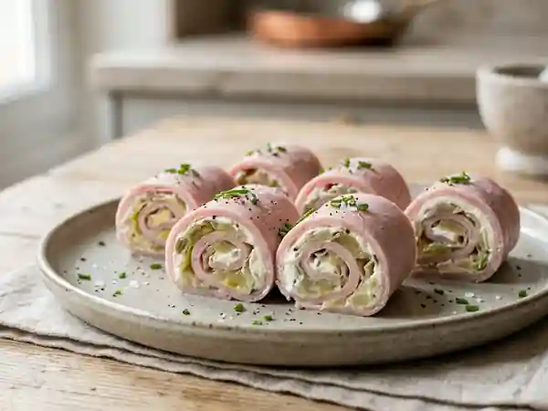 Délicieux Roulé de Jambon aux Poireaux Fondants - Photo de présentation