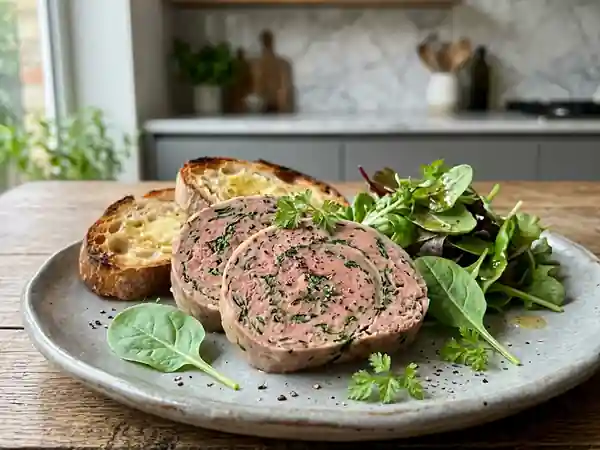 Rouleaux de foies de volaille fondants à l'oseille - Photo de présentation