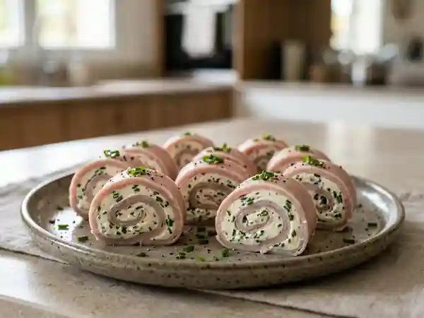 Délicieux Roulés aux Trois Jambons pour Apéritif Gourmand - Photo de présentation
