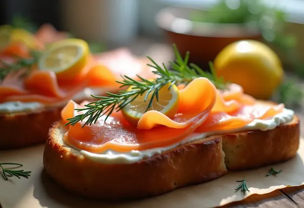 Délicieux Toasts au Saumon Fumé pour un Apéritif Raffiné