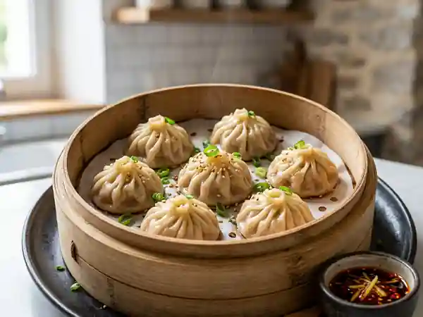 Dim Sum au Porc Fondants et Gingembre - Photo de présentation