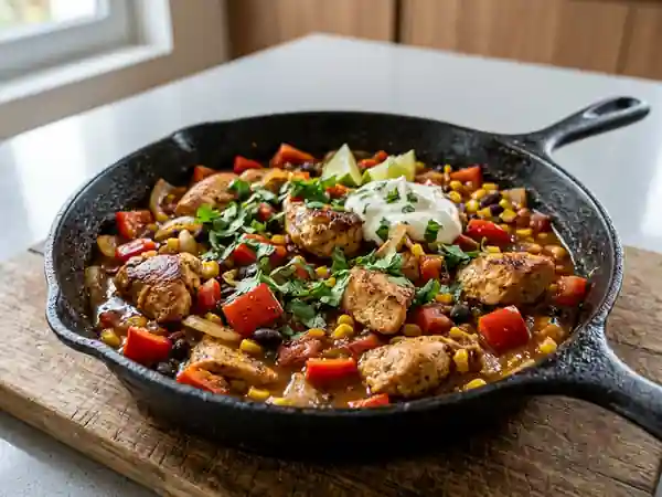 Sauté de dinde mexicain aux épices fumées - Photo de présentation