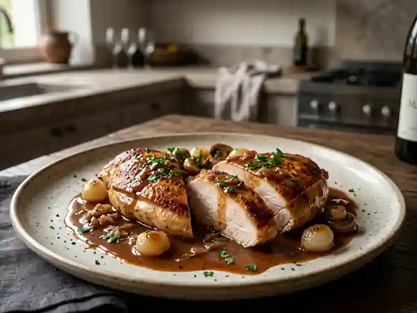 Filets de dinde onctueux au Madère - Photo de présentation