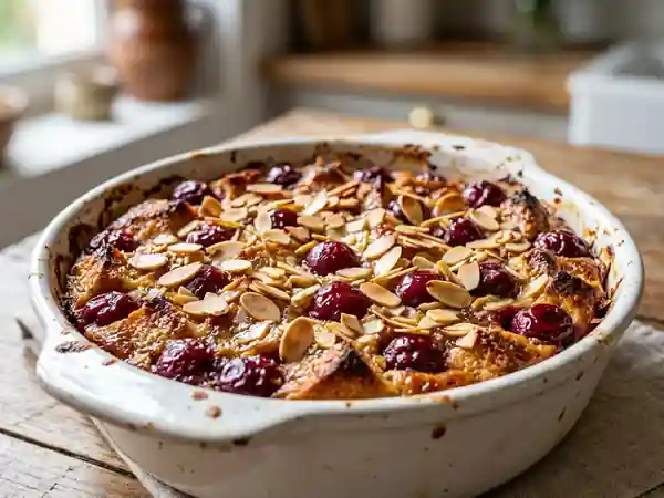 Diplomate fondant cerises et amandes - Photo de présentation
