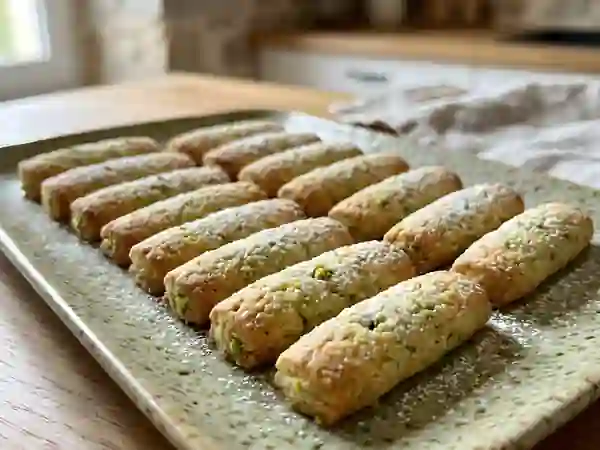 Doigts de fée fondants à la pistache - Photo de présentation