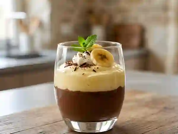 Duo de Mousses Banane et Chocolat Noir - Photo de présentation