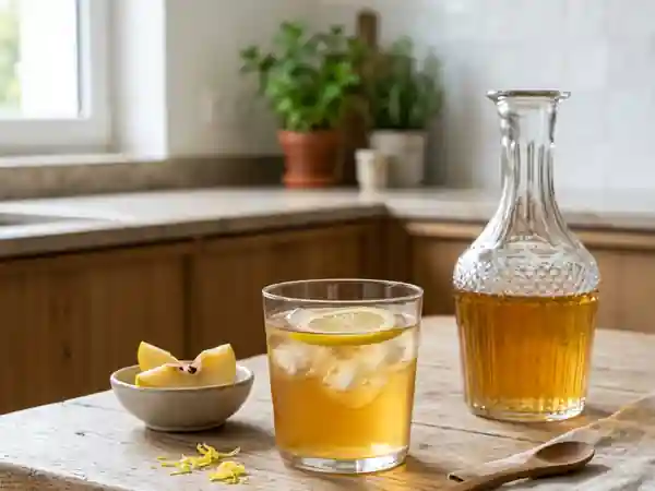 Eau de coing maison rafraîchissante - Photo de présentation