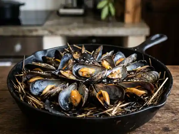 Éclade de Moules au Laurier : Recette Traditionnelle et Savoureuse - Photo de présentation