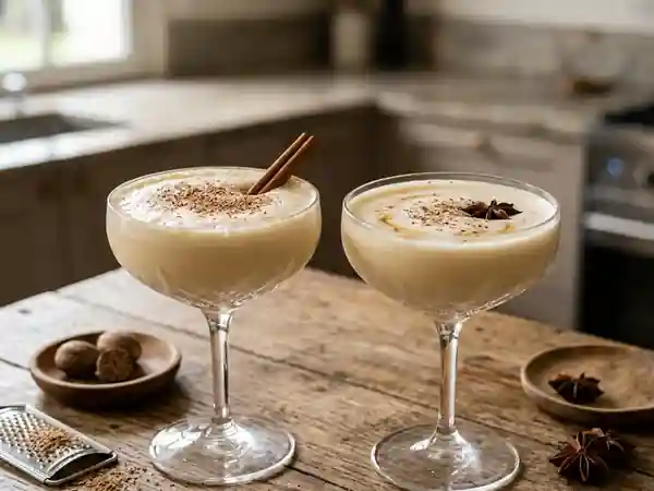 Eggnog crémeux à la muscade - Photo de présentation