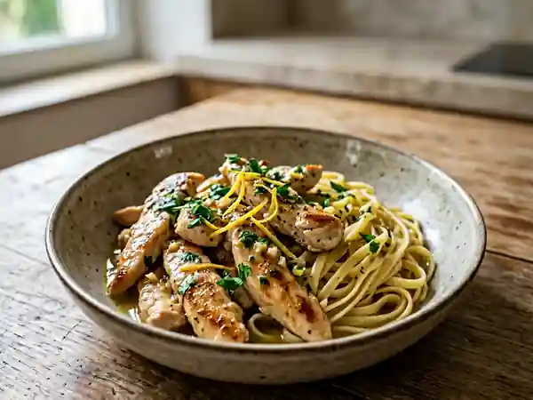 Émincé de poulet au citron facile et rapide - Photo de présentation