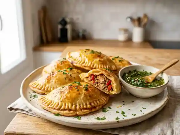 Empanadas au thon croustillants et épicés - Photo de présentation