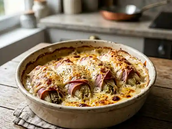 Endives bressanes gratinées au Comté - Photo de présentation