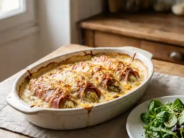 Gratin d'endives au jambon ultra-fondant - Photo de présentation