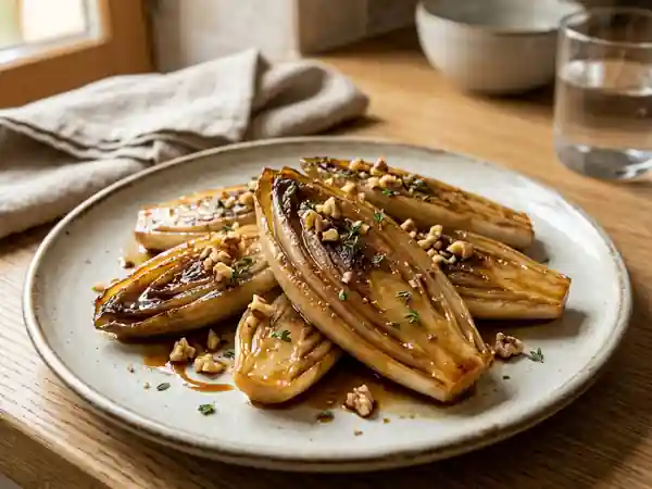 Endives braisées fondantes et laquées - Photo de présentation