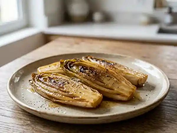 Endives braisées nature : recette simple et savoureuse - Photo de présentation